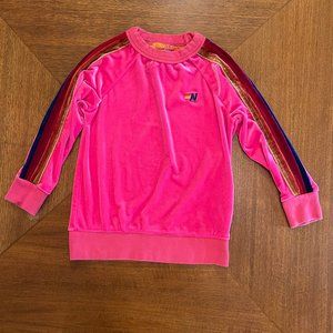 Aviator Nation Velour Sweatshirt Pink 6